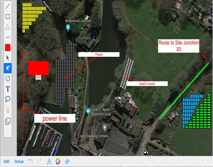 Site drawing on iPad